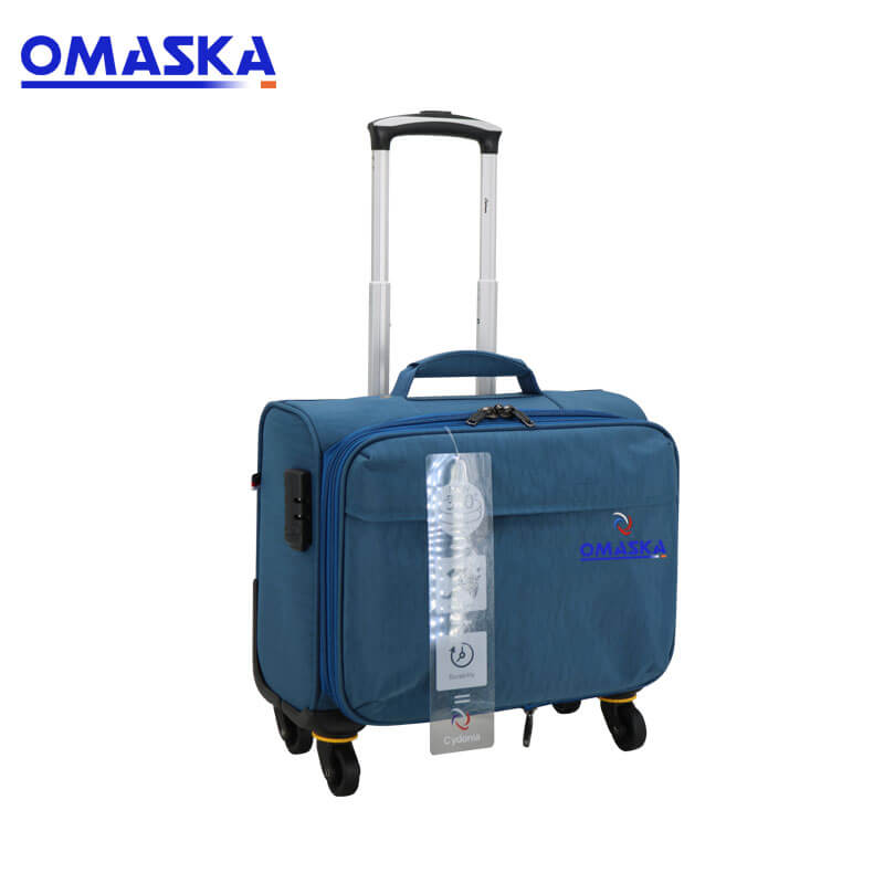 -1- 13″ spinner wheel aluminum trolley for pilot bag custom logo wholesale trolley pilot flight bag