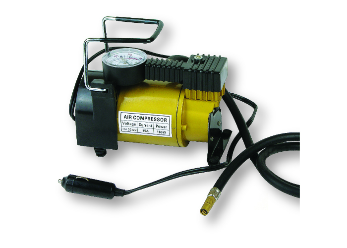 Car air compressor tire inflator DC12v portble Metal air pump