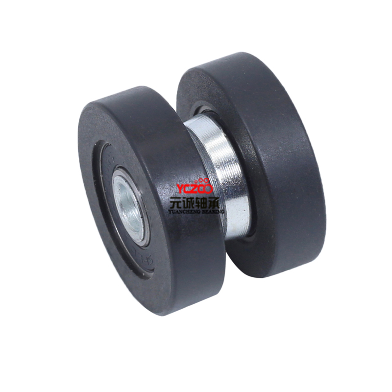 sliding roller with double bearing