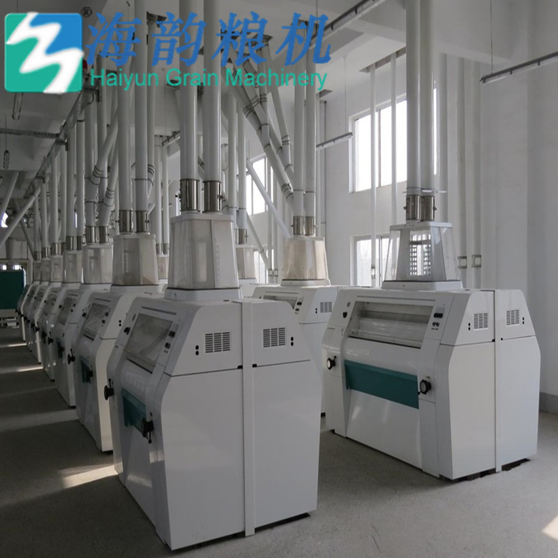 Haiyun brand wheat flour mill machine 300tons of wheat flour mill machine complete plant
