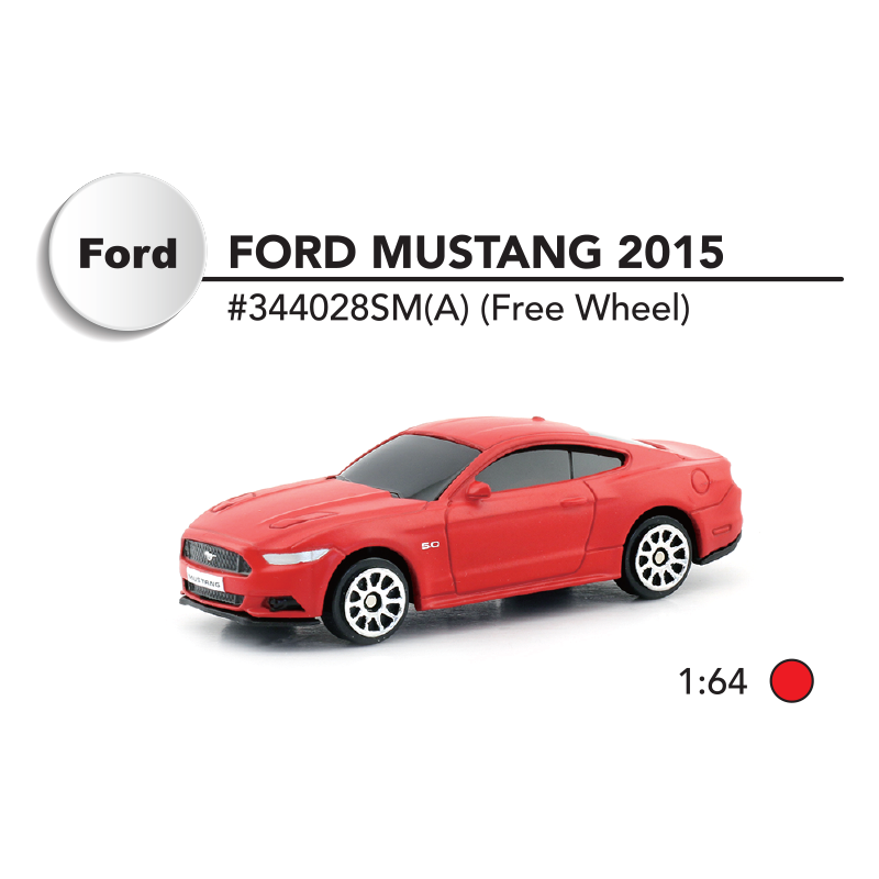 1:64 Junoir collection (Matte Color) - Ford Mustang 2015