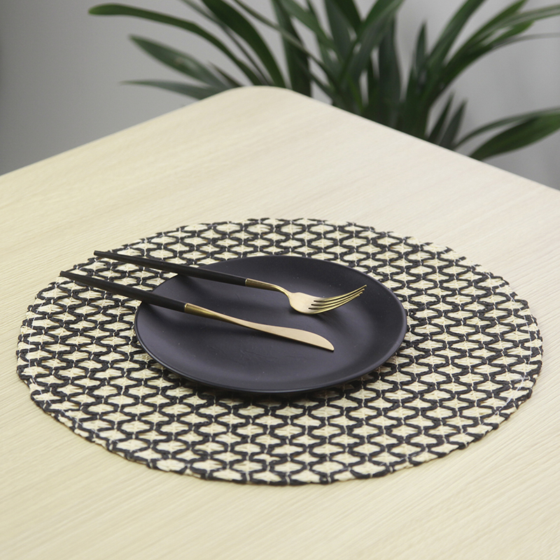 Paper Diamond Round Placemat