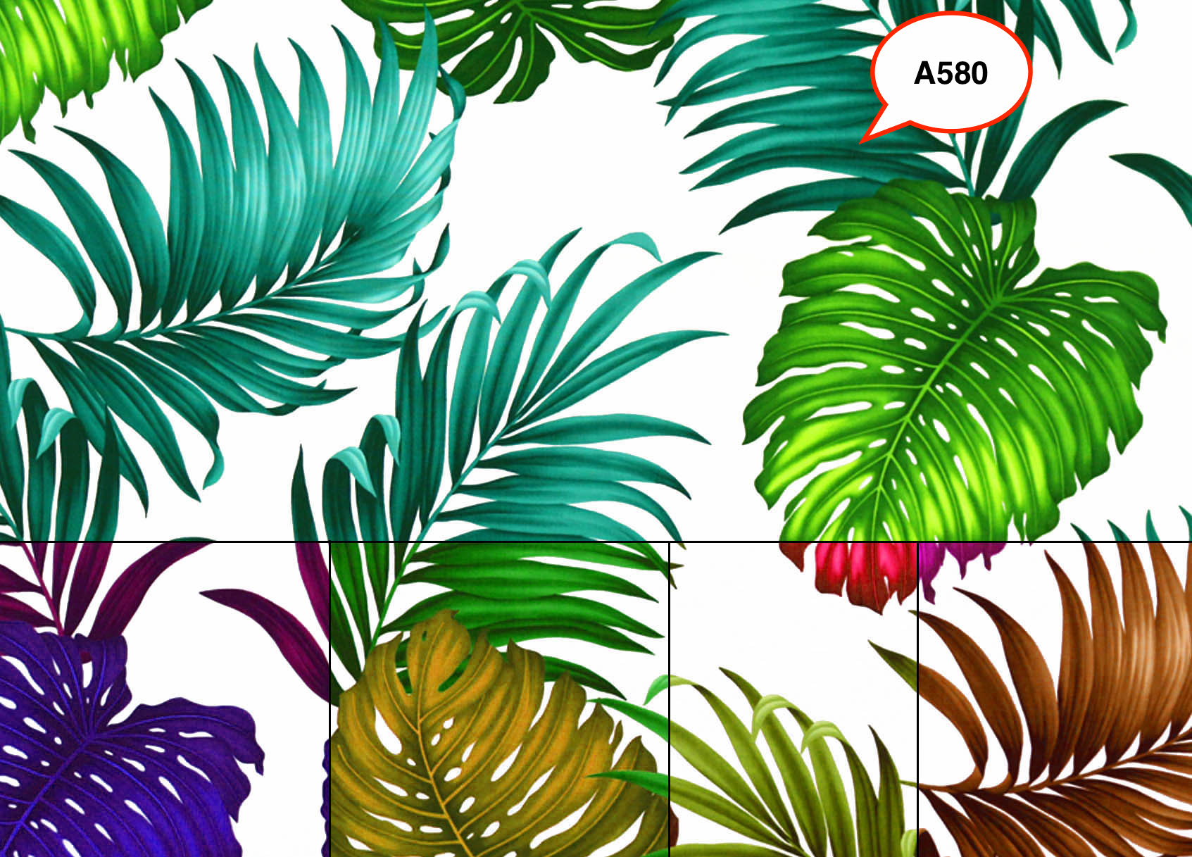 Hawaii Printed Fabrcs 45"