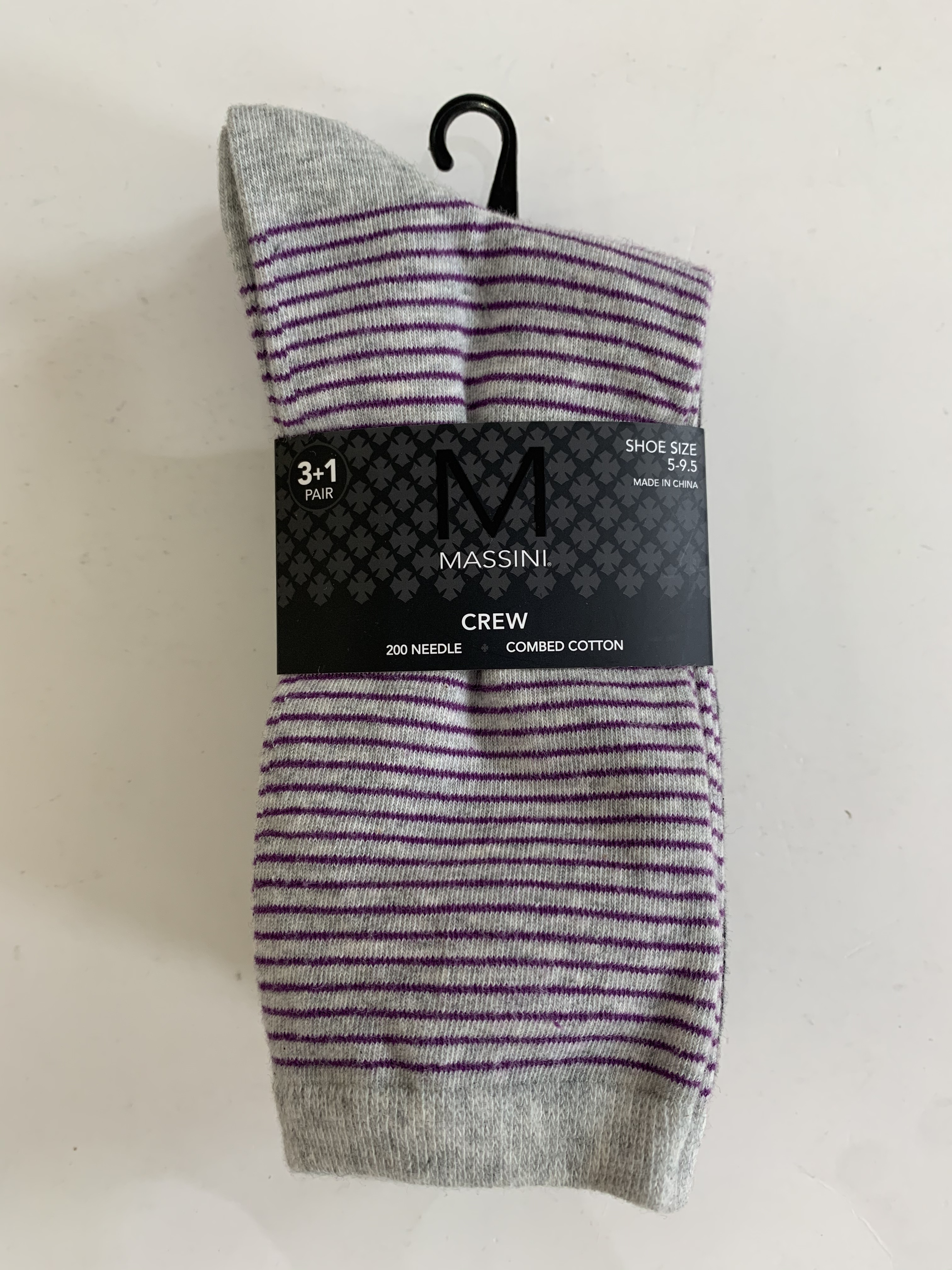 Socks 200n Women's Cotton Crew Socks F-02