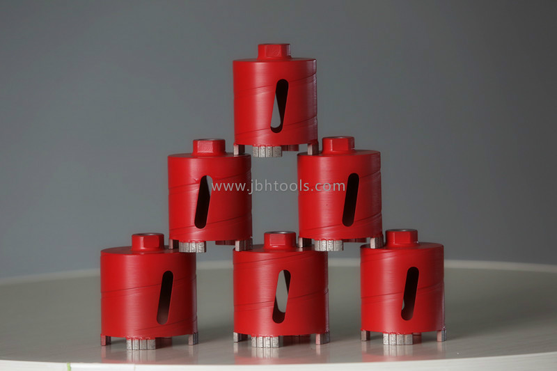 Diamond dry socket core drill