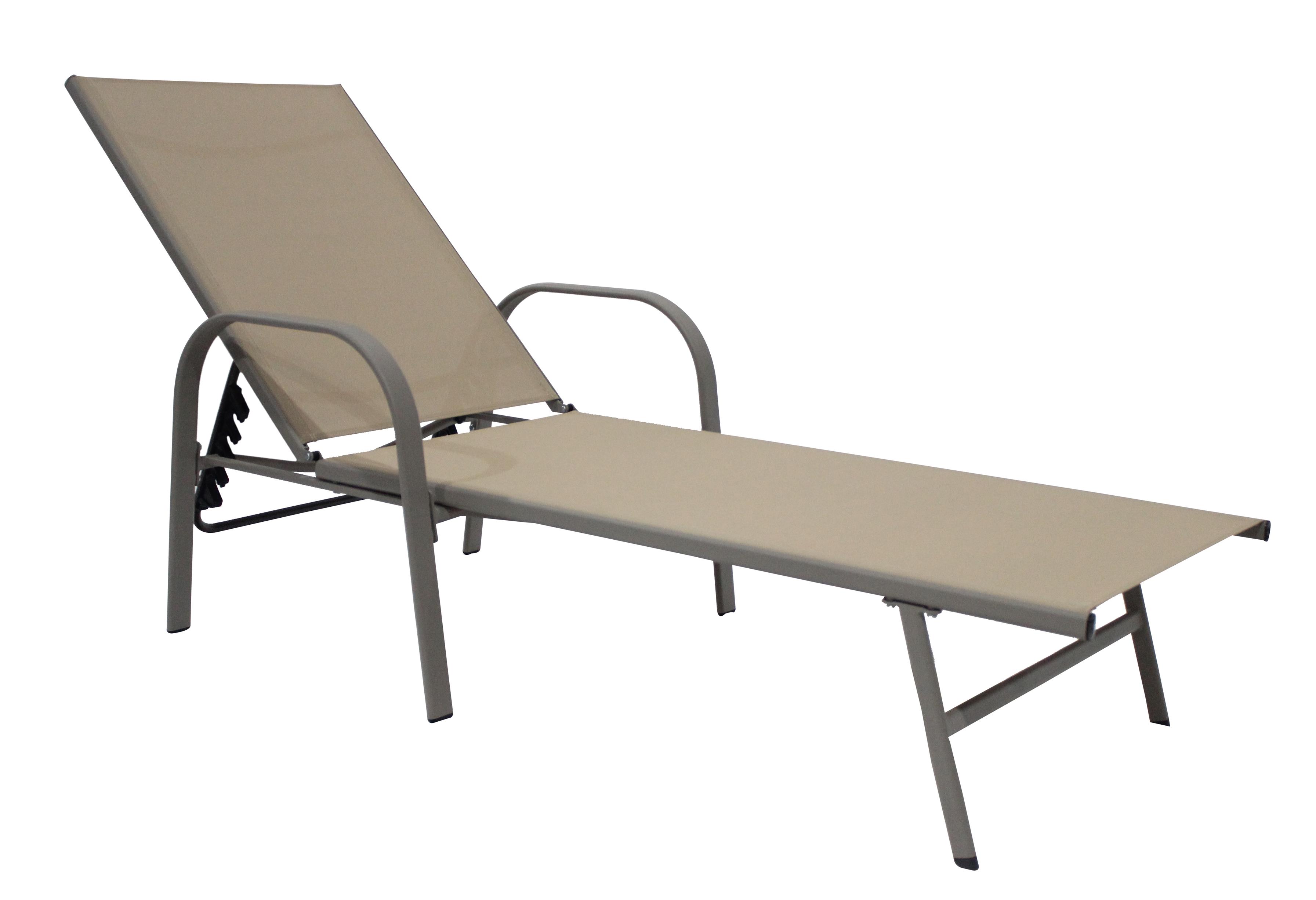 Steel KD chaise lounge