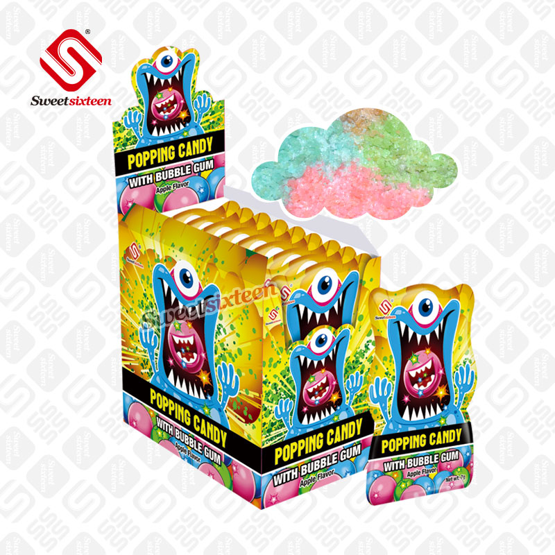 Popping Candy With Bubble Gum