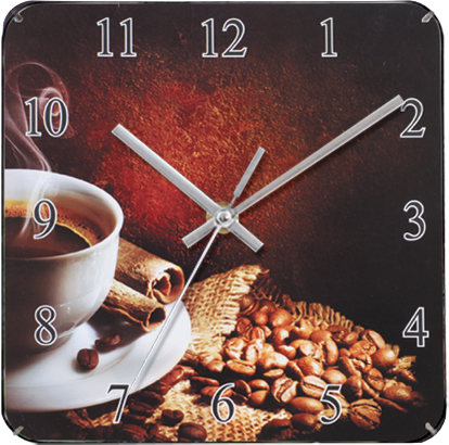 wall clock; quartz clock; best sale; promotion; gift; simple square clock; 11nch 28.4cm，