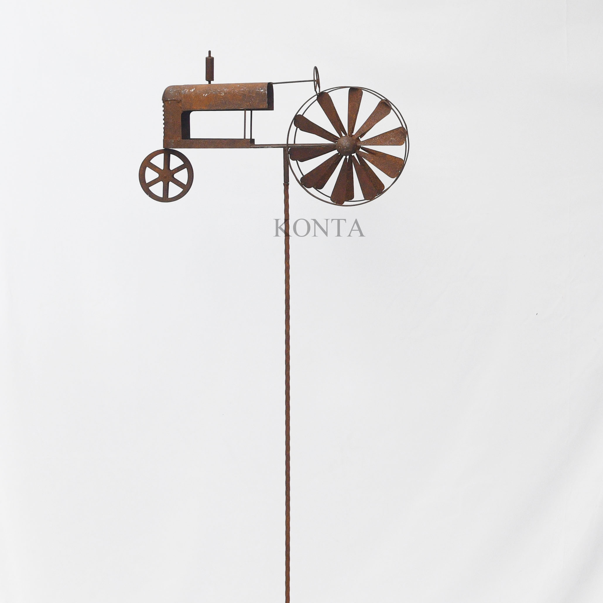 Garden Home Decorative Metal Tractor spinner