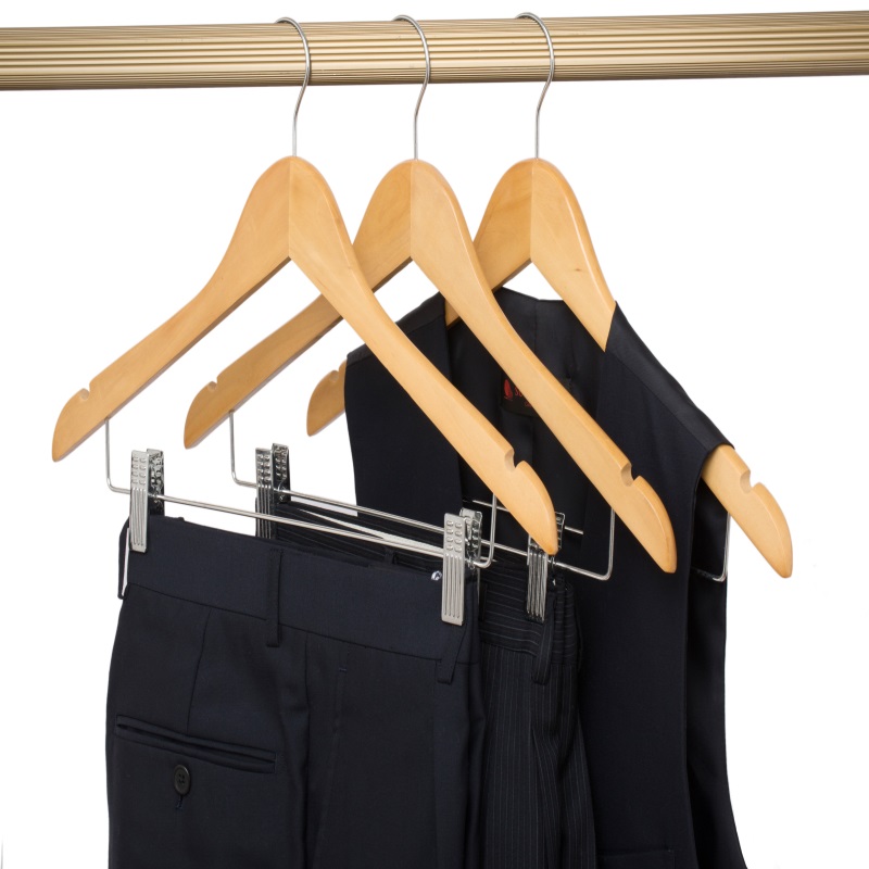 wooden hanger wooden pant hanger