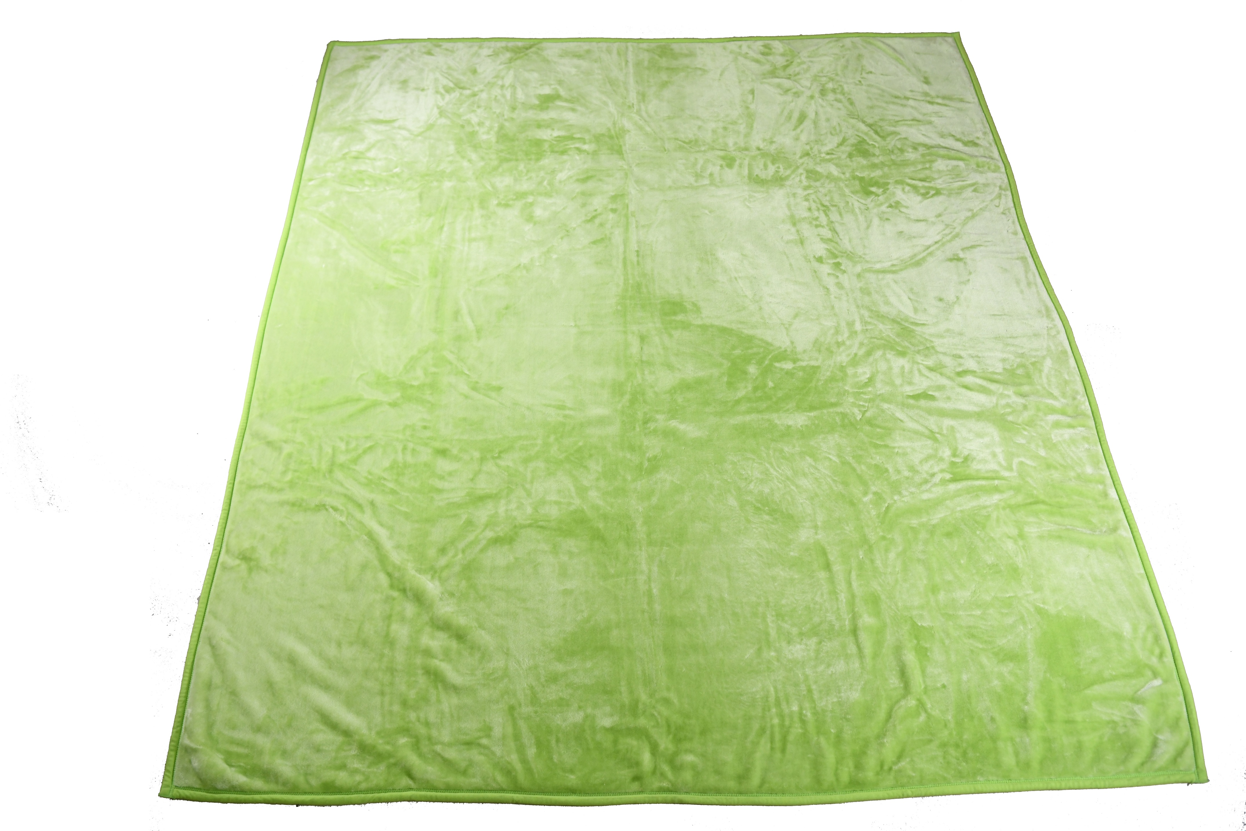 Raschel polyester plain blanket