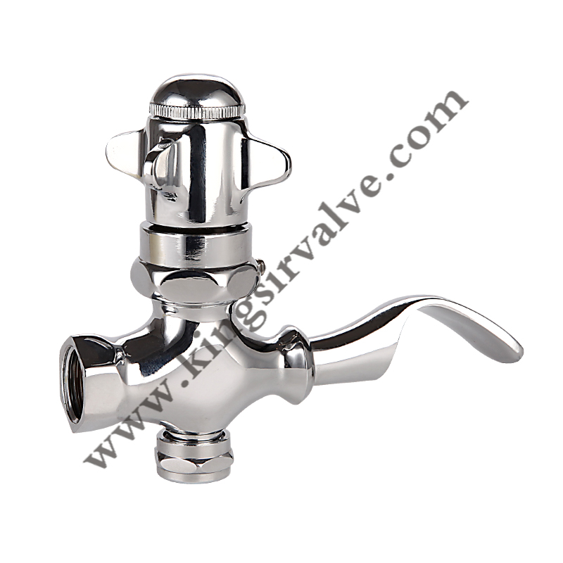 Forged brass shower stop valve