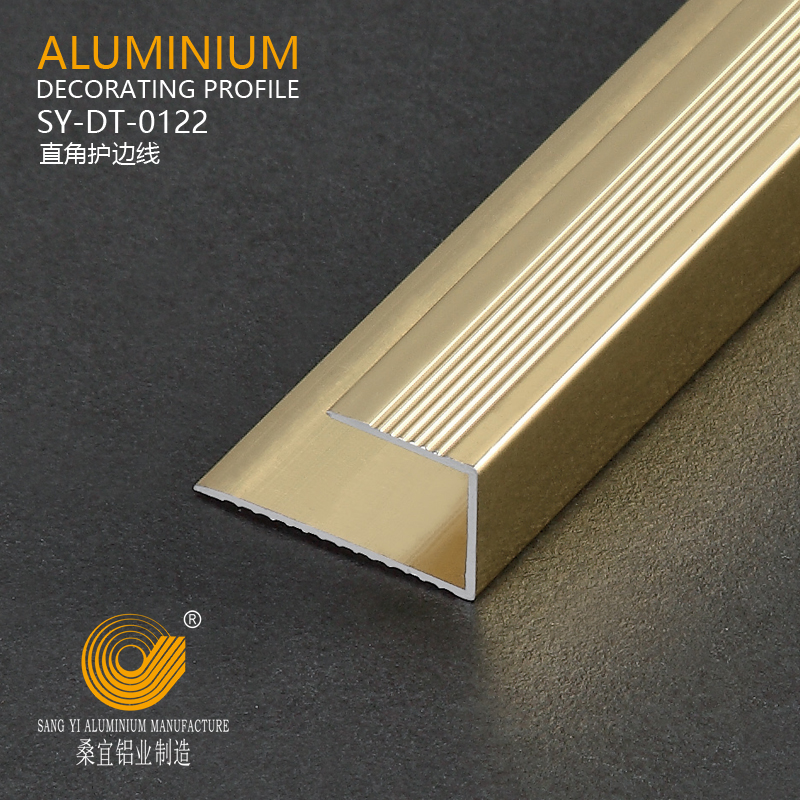 Aluminium Profile with Square Edge Tile Trim