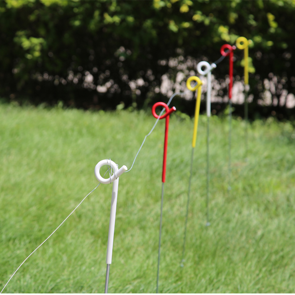 electric pigtail fence post