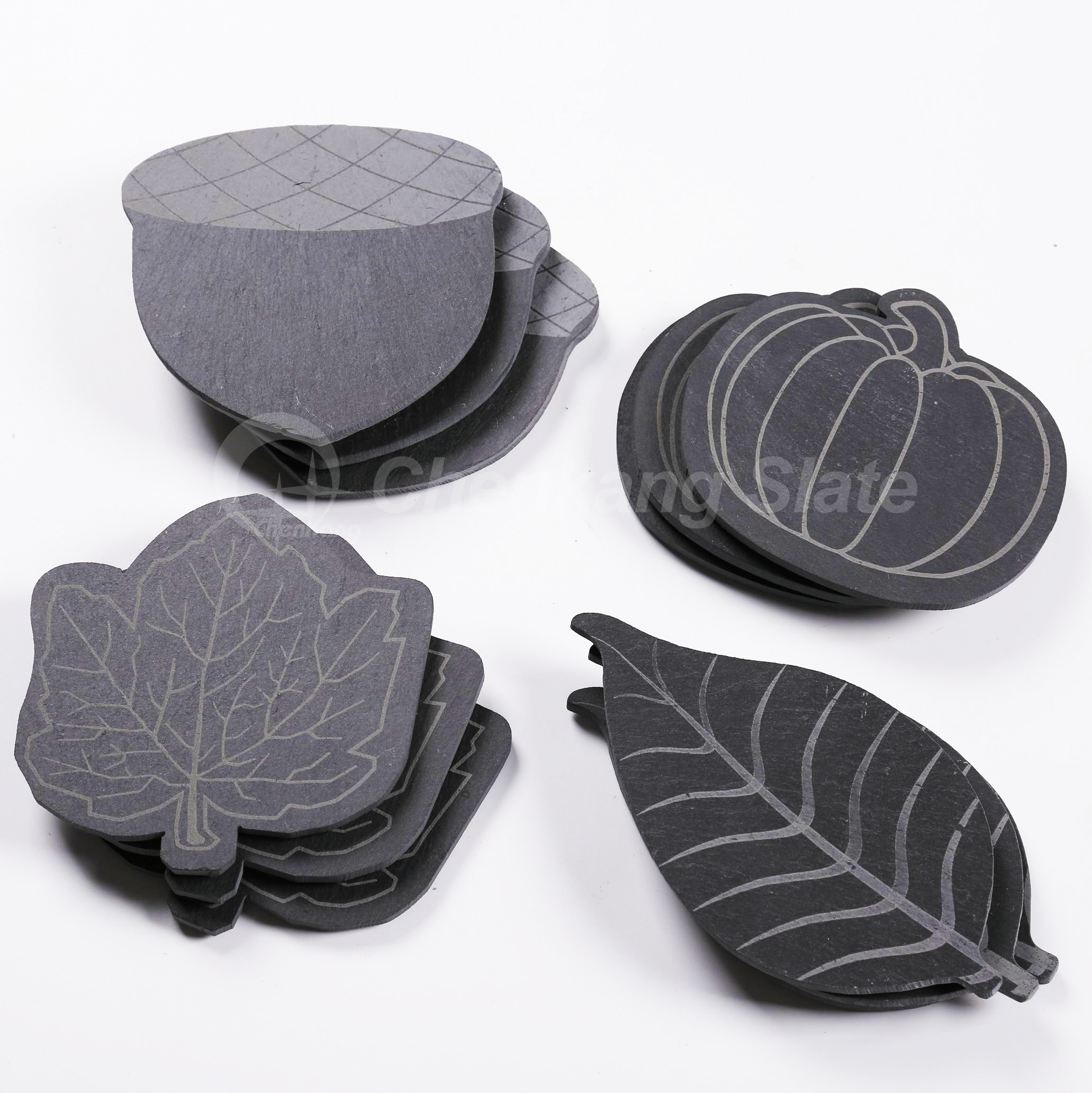 Slate Coasters Irregular Shape Customized Available