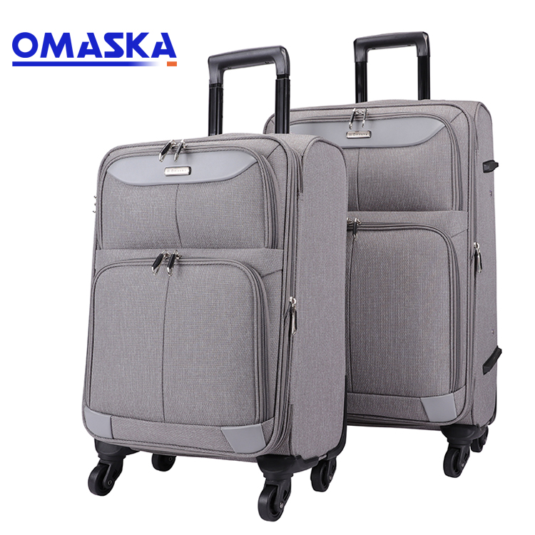 Canton Fair Hot Sale Fashionable Business Type Nylon Luggage bag 20 24 28 Inch Name Card Lock Large Capacity Trolley luggage bag
