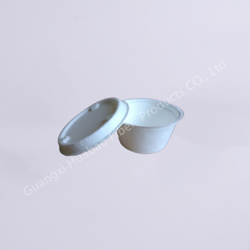 2 oz Eco Friendly Sugarcane Pulp Disposable Sauce Cup