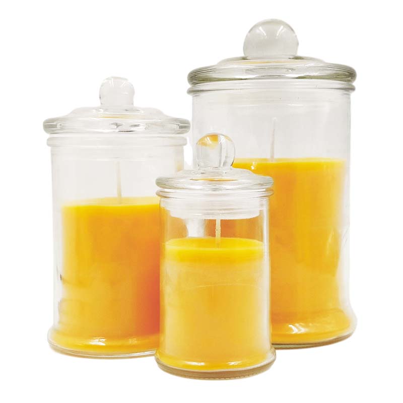 palm oil Scented Glass Candle