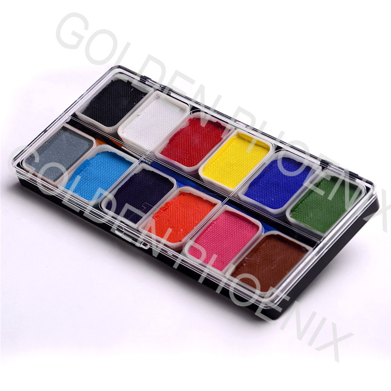 12 colors 10g Palette Face and Body Paint