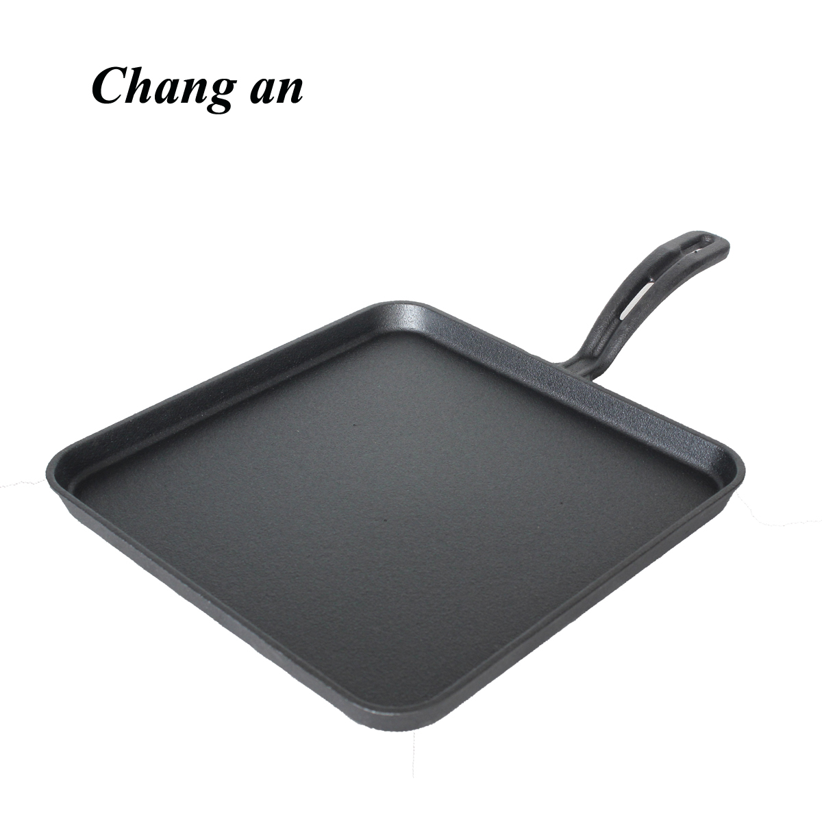 Cast iron square frying pan