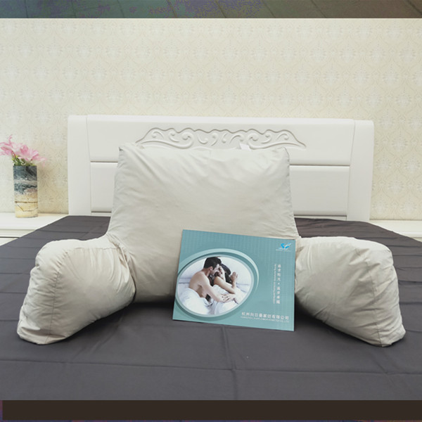 feather cushion reading pillow