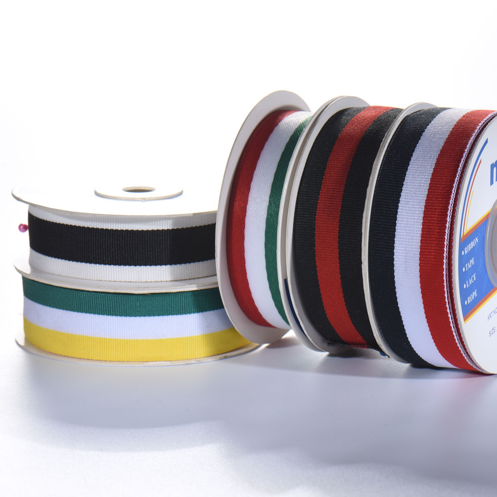 Customized Striped Woven Polyester Ribbon