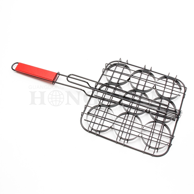 Hamburger grill basket