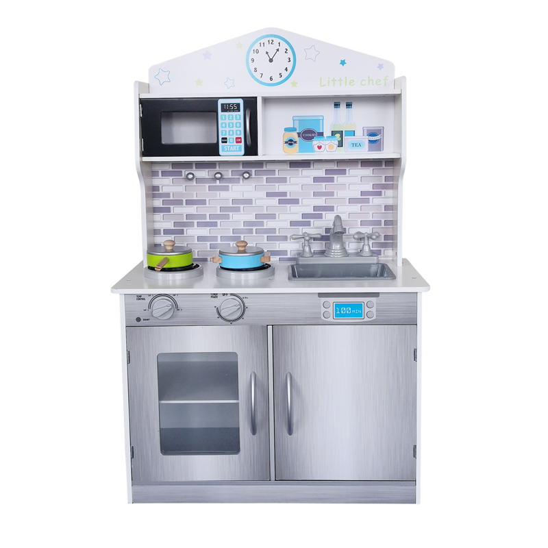 Kids Wooden Play Kitchen
