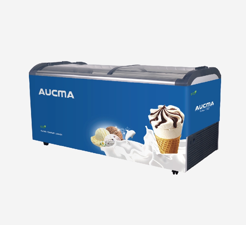 Aucma Curved Door Chest Showcase-Sf300b
