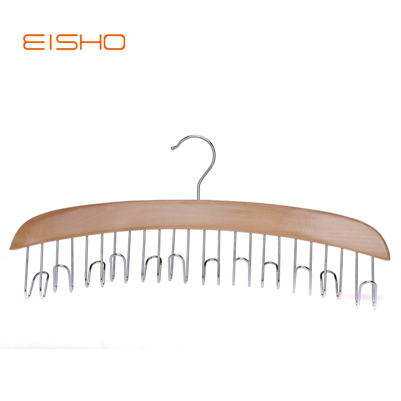 Multi-functional Wooden Tie Belt Hanger