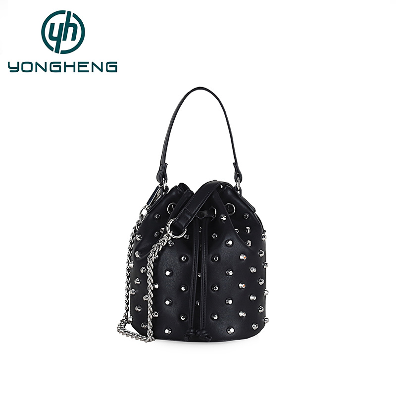 Rivet bucket bag