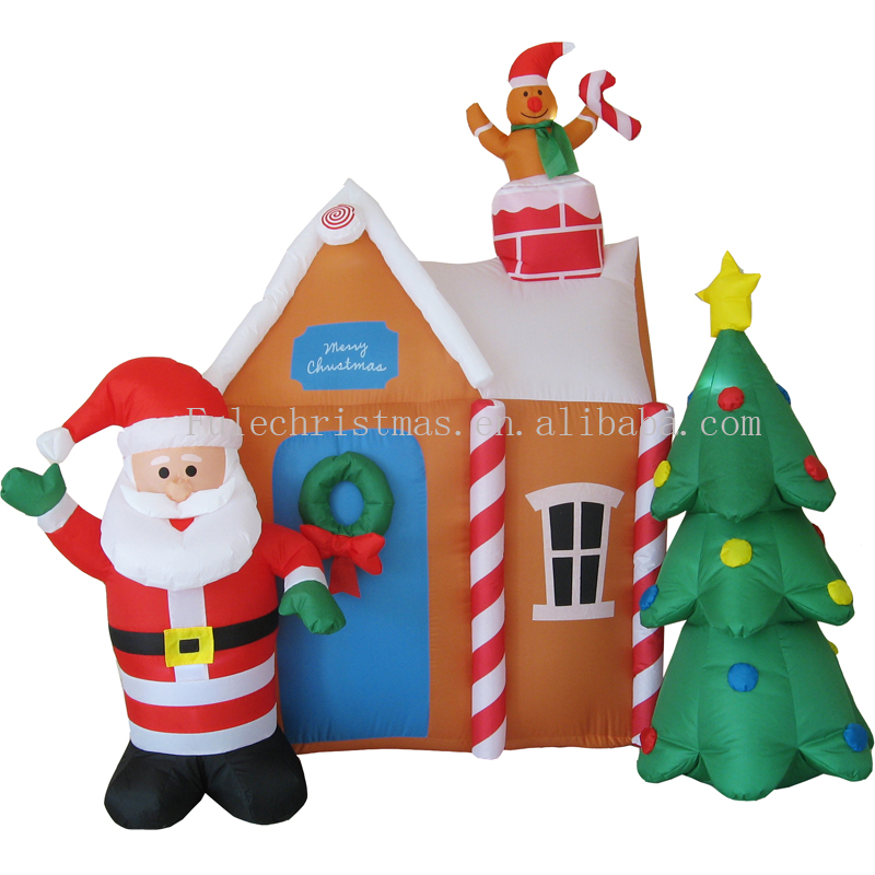 Christmas inflatable santa