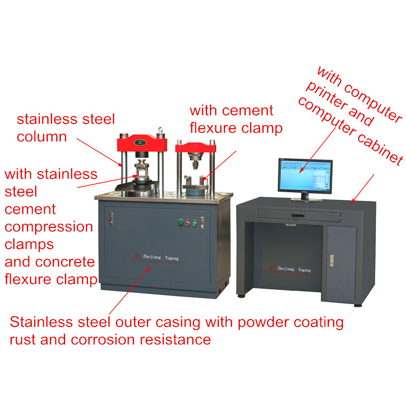 Full Automatic Cement Flexural and Compression Testing Machine