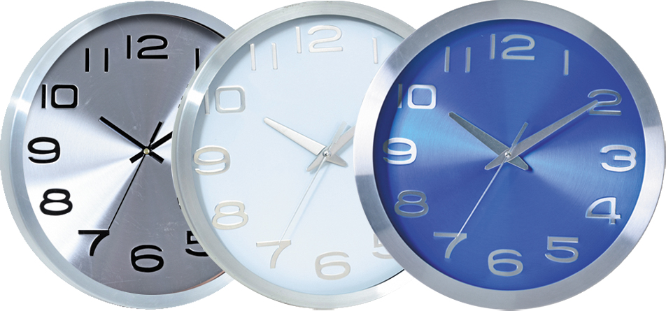 Aluminium wall clock; aluminium face; Wall CLOCK; Decorative clock; superior quality; Simple Round 12 inch 30CM wall clock
