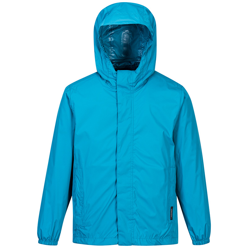 Women's polyester solid light jacket