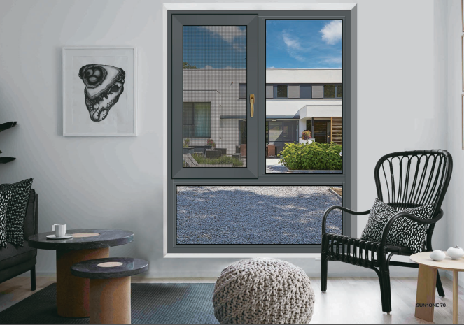 YG108 Series steel diamond mesh screen window