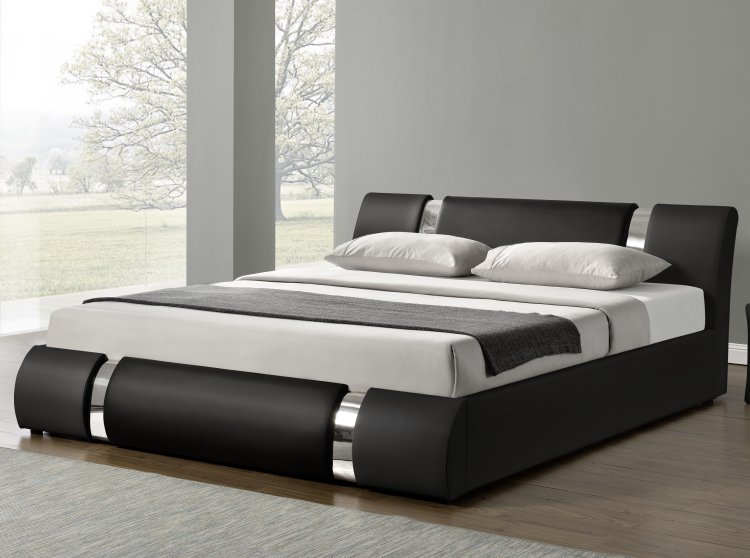 Modern style bed frame with Gaslift storage 2146G
