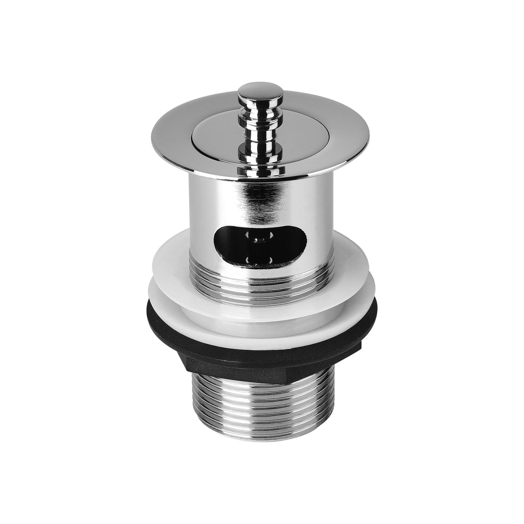 DOZ top seller G1-1/4 chrome brass basin waste EN274