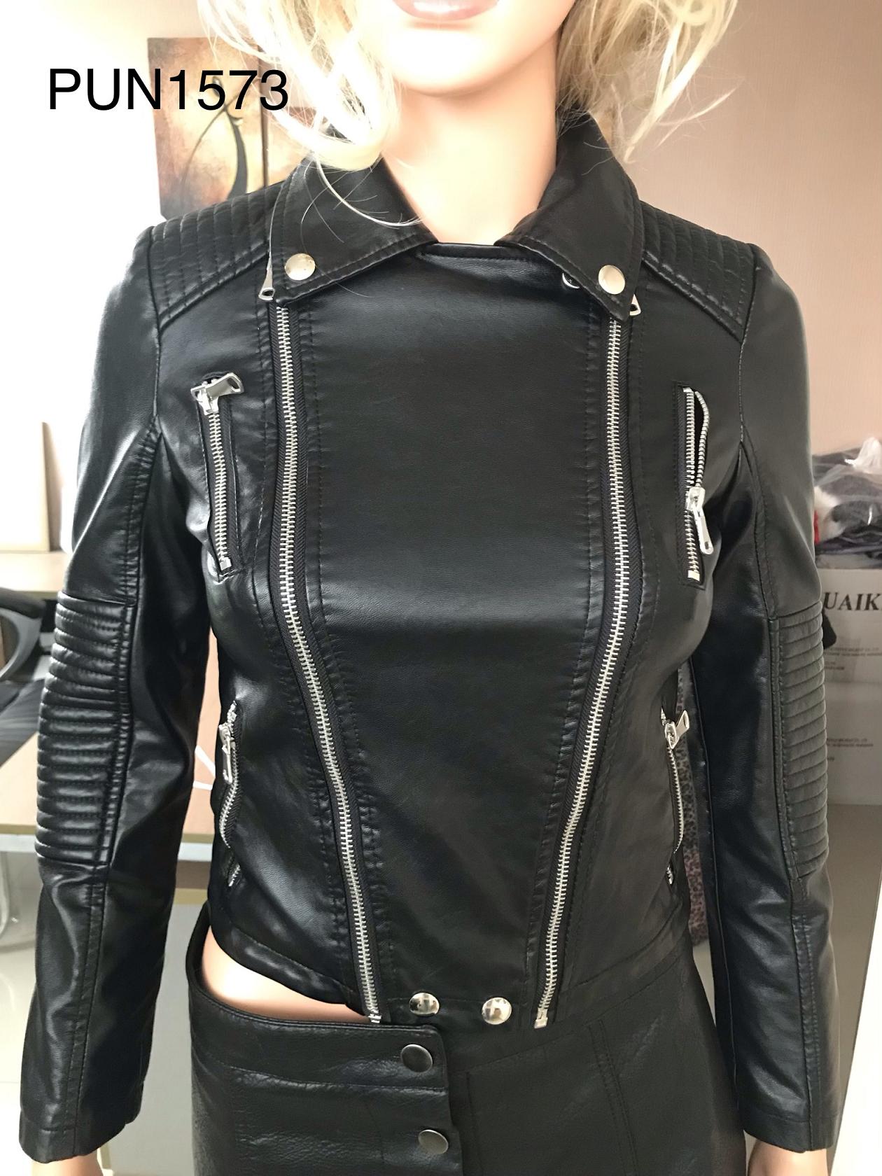 Ladies Pu Jacket Pun1573