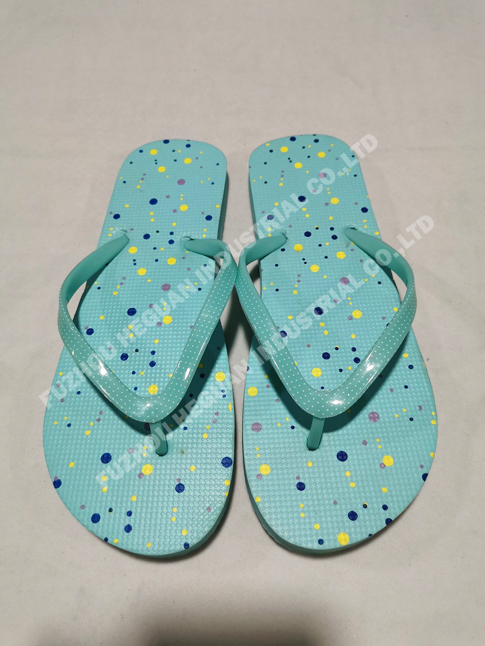 Lady beach flip flops PVC strap