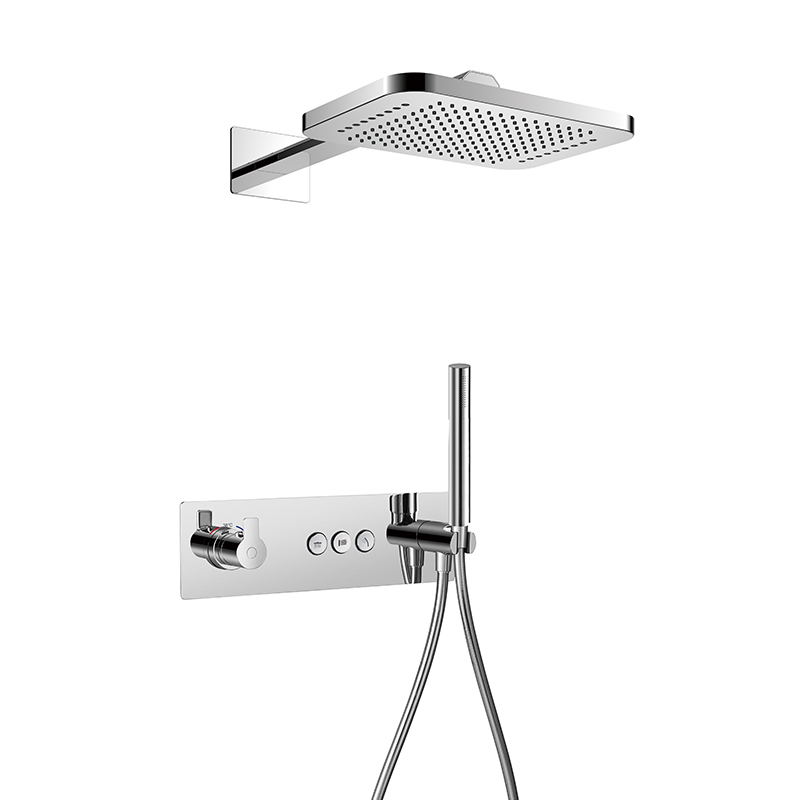 FLOVA Thermostatic concealed mixer with GoClick-3 buttons