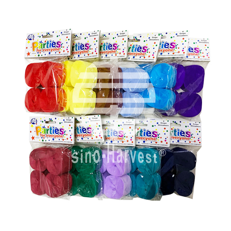 Crepe Paper Streamer,handicraft,vivid Color,high Quality