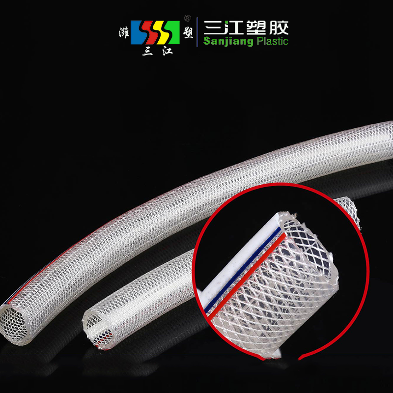 Flexible Industrial Pvc Tubing Heavy Duty UV Chemical Resistant PVC Viny Fiber Reinforced Hose