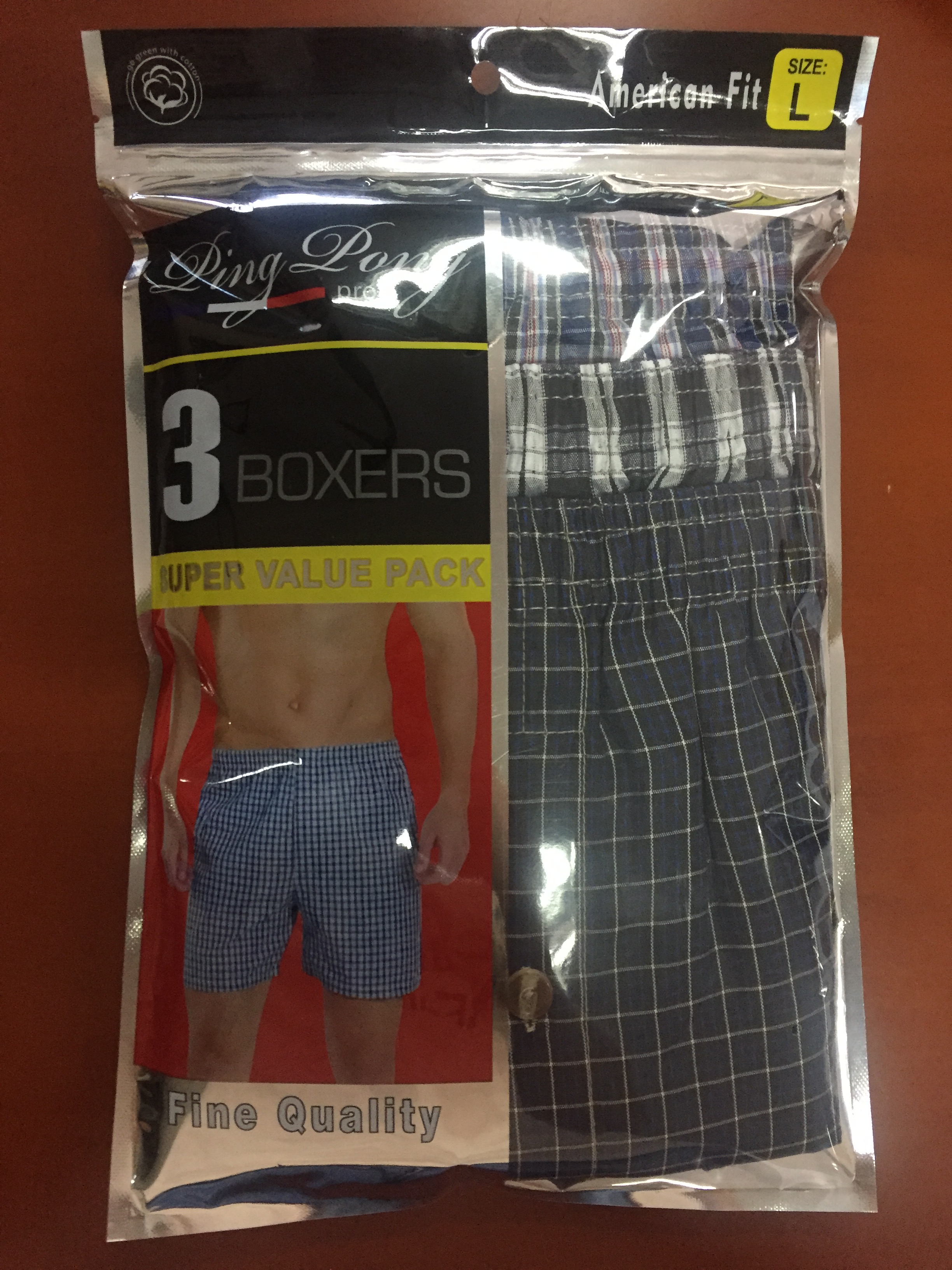 mens woven boxer short