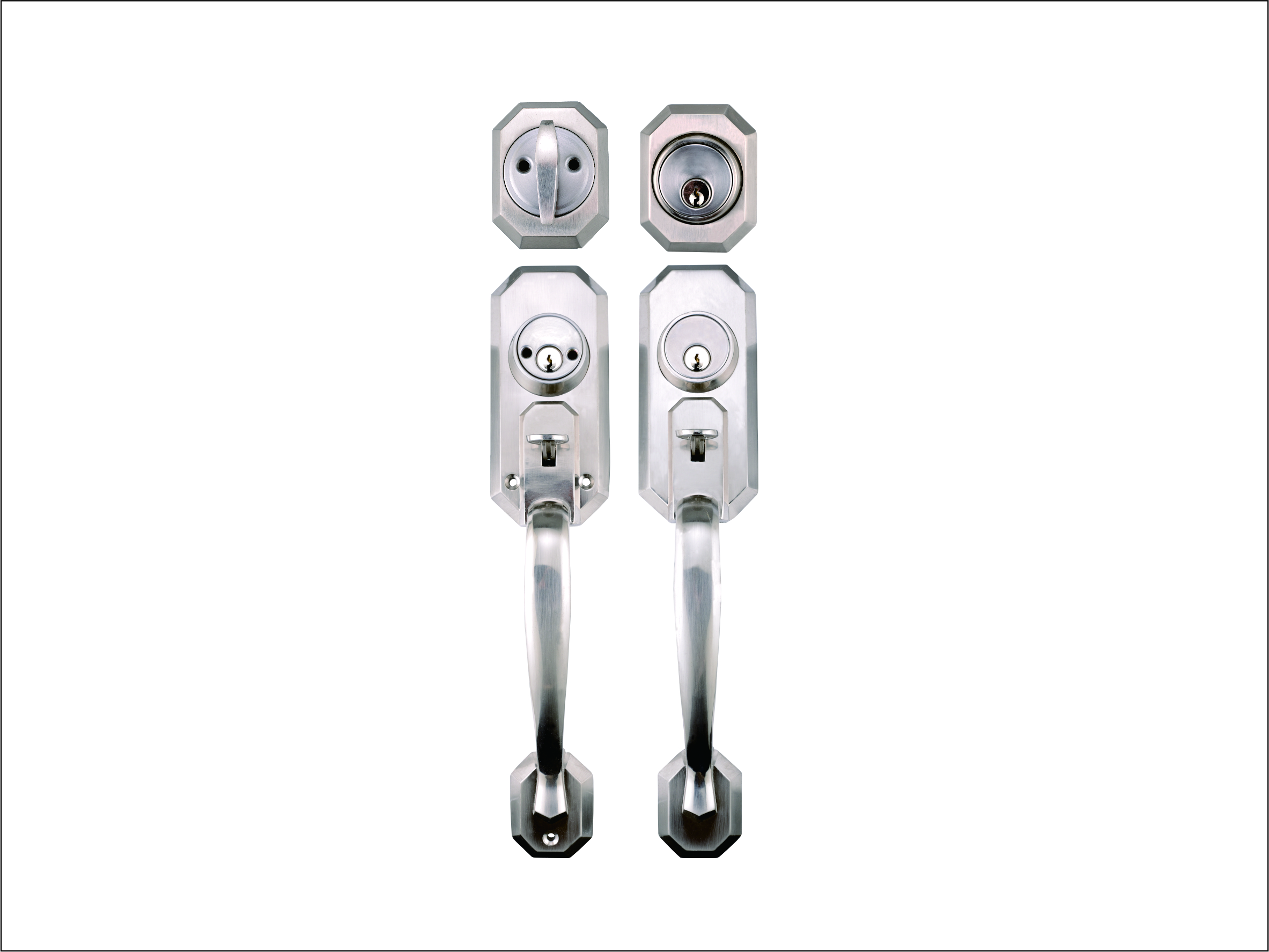 Entrance handleset