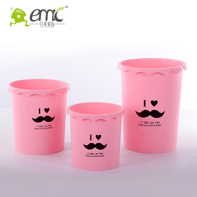 Plastic wastebin round shape(