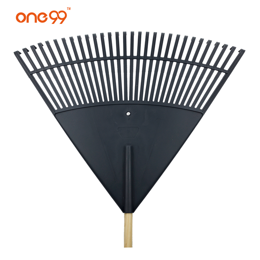 Lawn & Leaf Rakes - plrt30 30" poly leaf rake w/48" handle Black