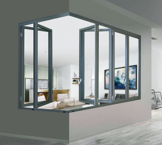 YA50 Series narrow frame folding window
