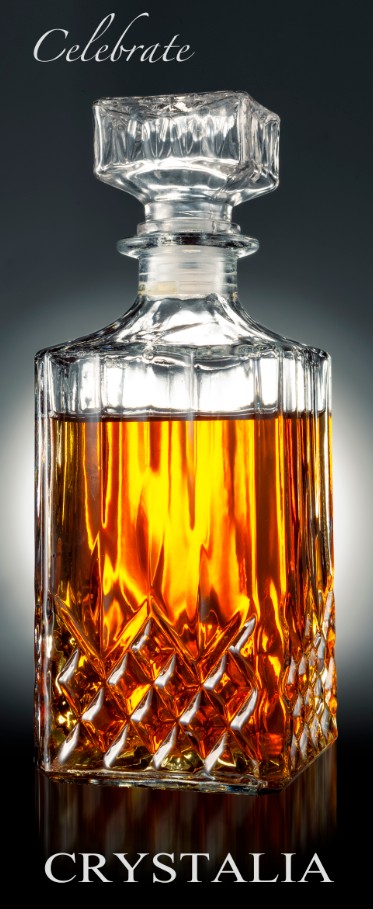 Whisky glass bottle