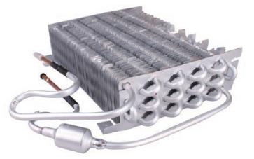 aluminum pipe aluminum finned tube evaporator for home refrigerator evaporator